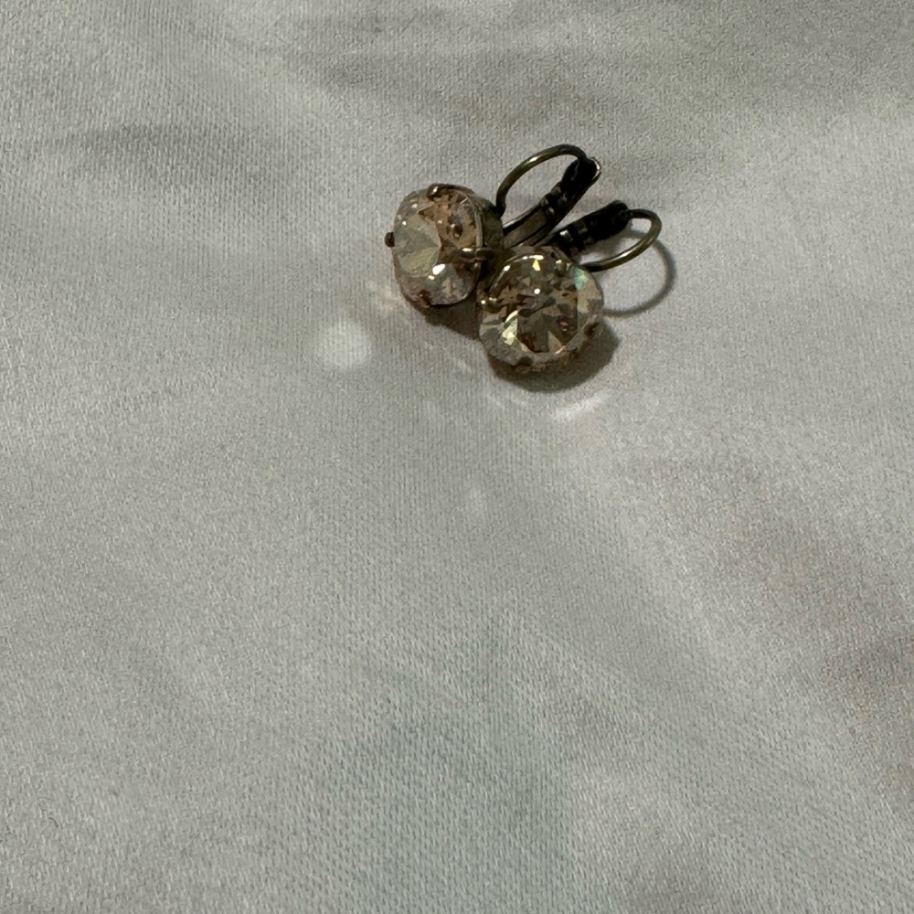 Mariana Gold Crystal Earrings